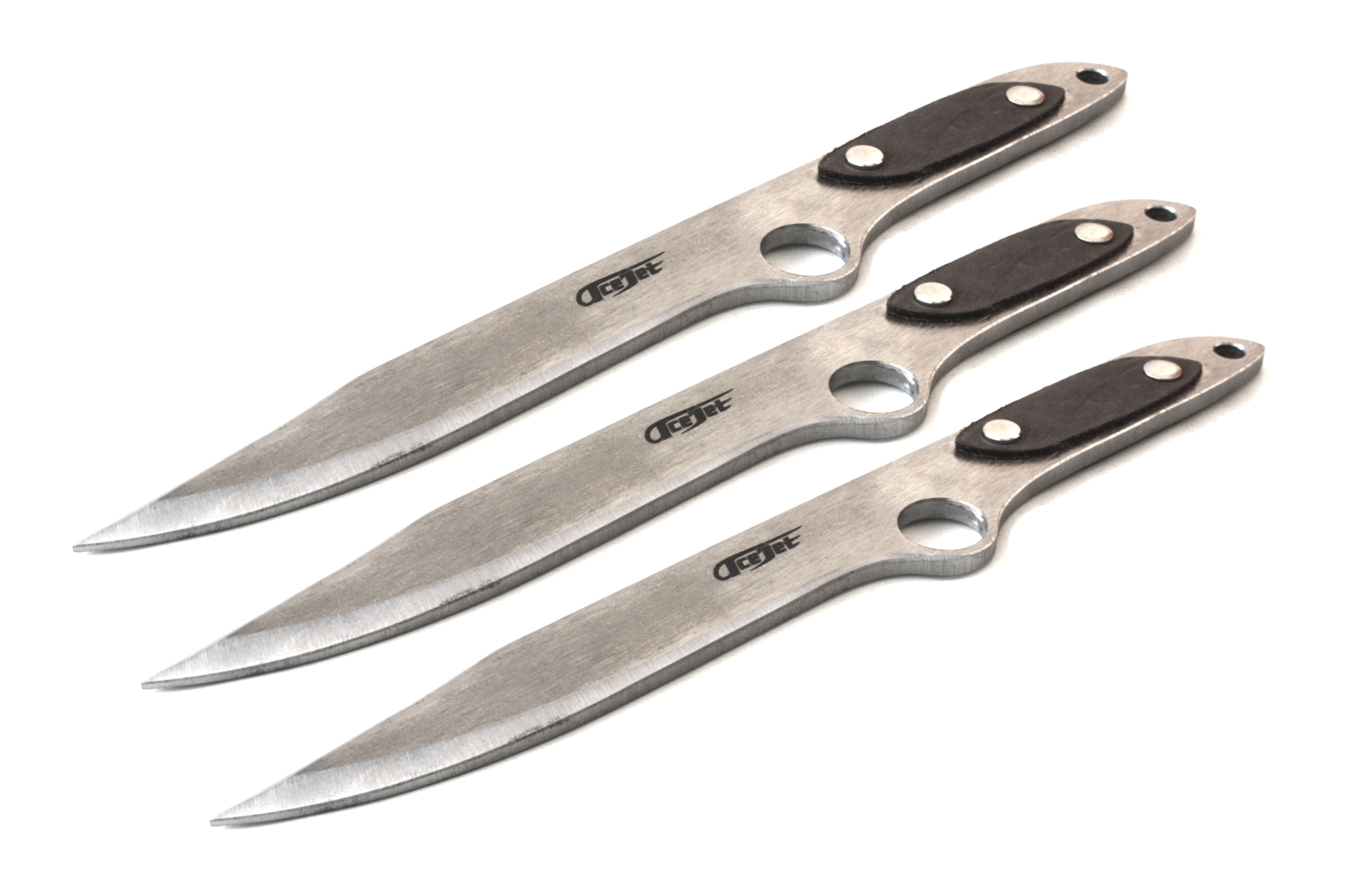 Throwing Knives, ACEJET SPINNER BOWIE Silver Hunter 13'' brown grip -  Throwing knife - set of 3, ACEJET Store
